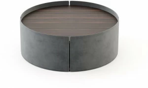 Domkapa Низкий круглый бархатный журнальный столик