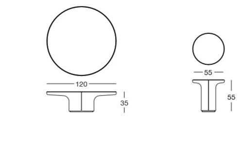 Longhi Круглый журнальный столик Loveluxe 2019 – rhythm collection sun-id-1472501 - Вид №6