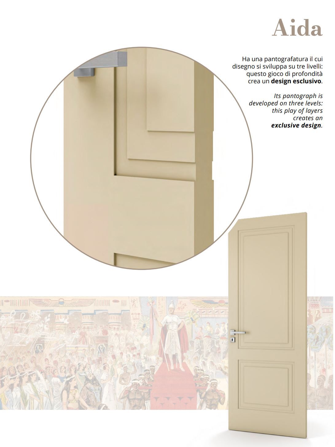 Пантографическая деревянная дверь PIVATO le porte Пантография ARCH-00079942 - Вид №2