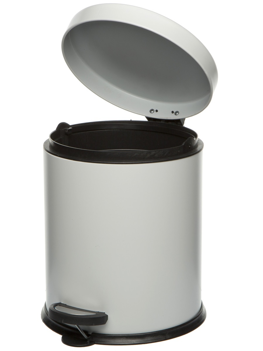 Вёдра с педалью и крышкой Tucana 5L White NAVAKO 11523 - Вид №1