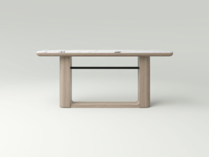 Дубовая консоль с каменным верхом