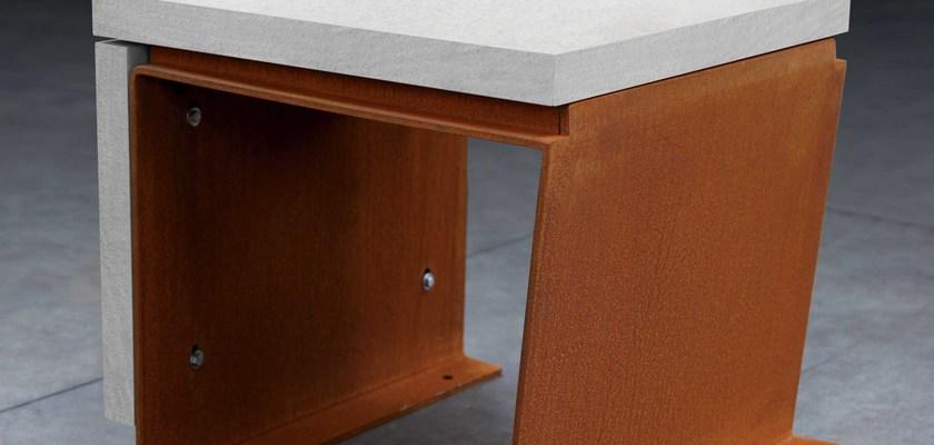 Metalco Скамья из стали Corten ™ Corten-inox sun-id-1360782 - Вид №2