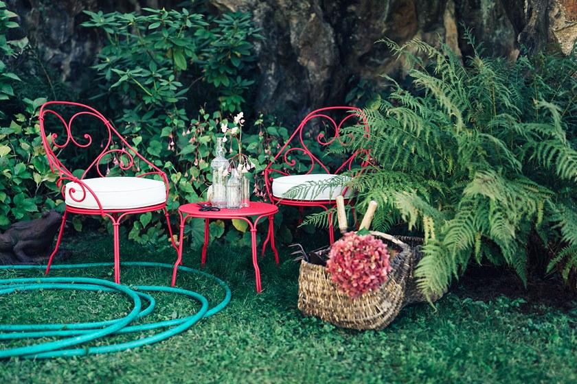 Fermob Садовый столик круглый из стали 1900 2233  - Вид №7