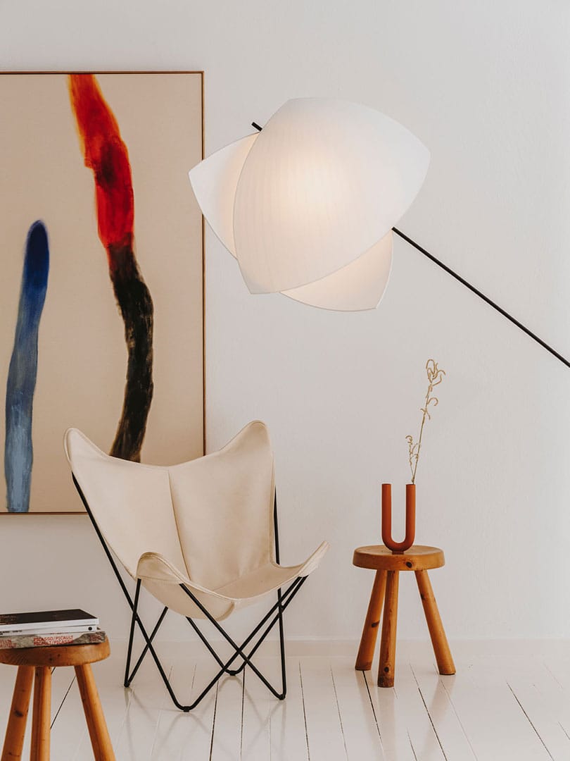 Японский бумажный светодиодный настенный светильник LedsC4 Voiles ARCH-00086768 - Вид №2