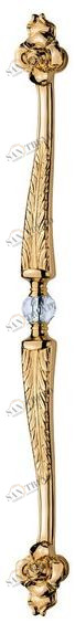 LINEA CALI' Латунная ручка в стиле барокко с кристаллами swarovski® Queen sun-id-1472245