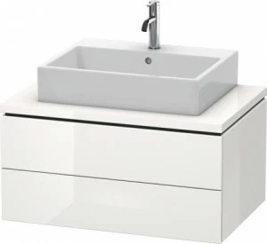 LC581708585 L-Cube Тумбочка для консоли Белый глянцевый лак