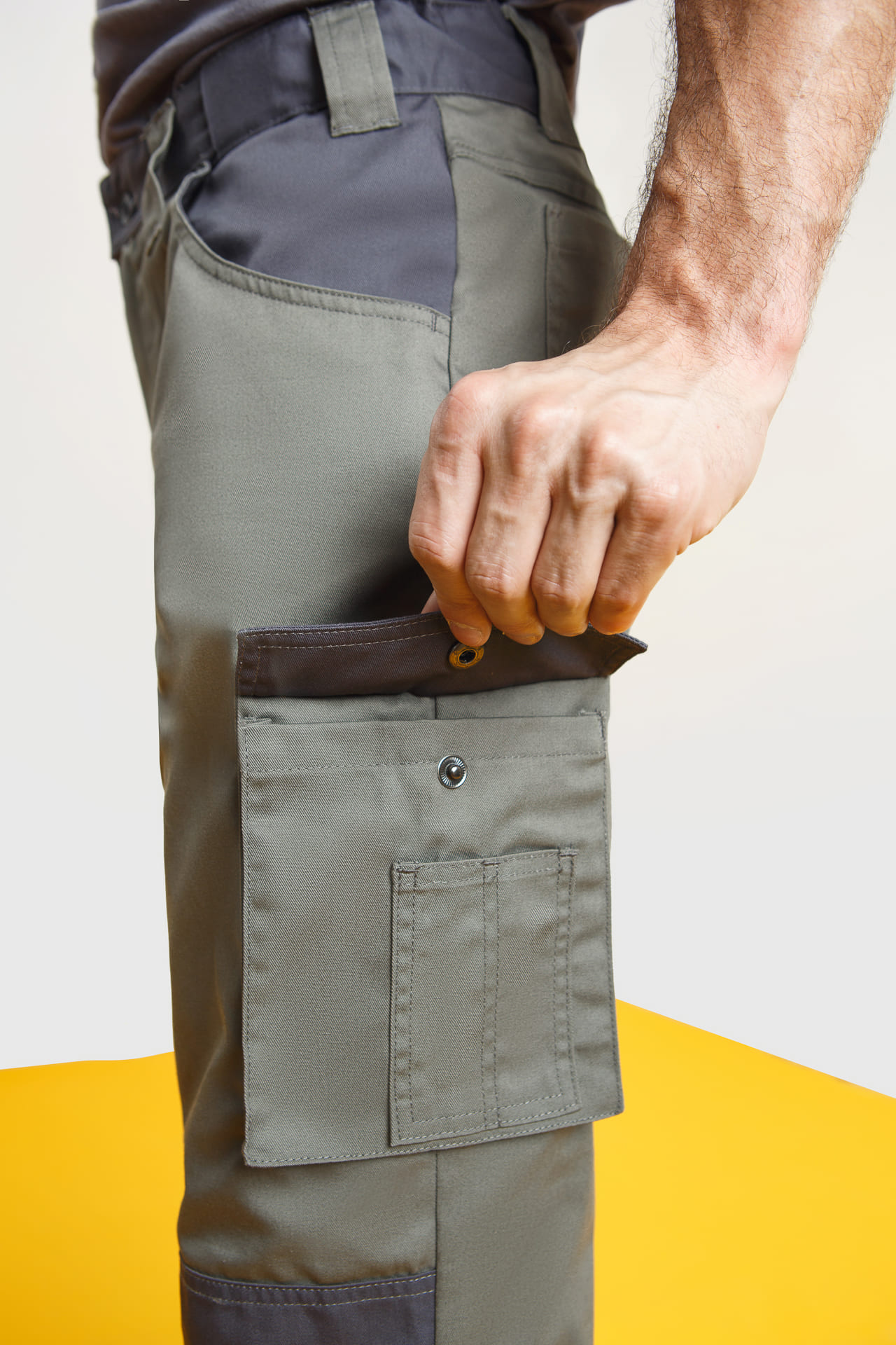 4974822 Костюм  NEW серый хаки графит STATUS  Летняя спецодежда  размер 64-66/170-176  - Вид №14