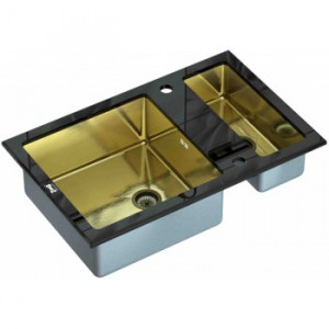 Zorg GL 8051-2 Black Bronze Мойка кухонная прямоугольная Zorg
