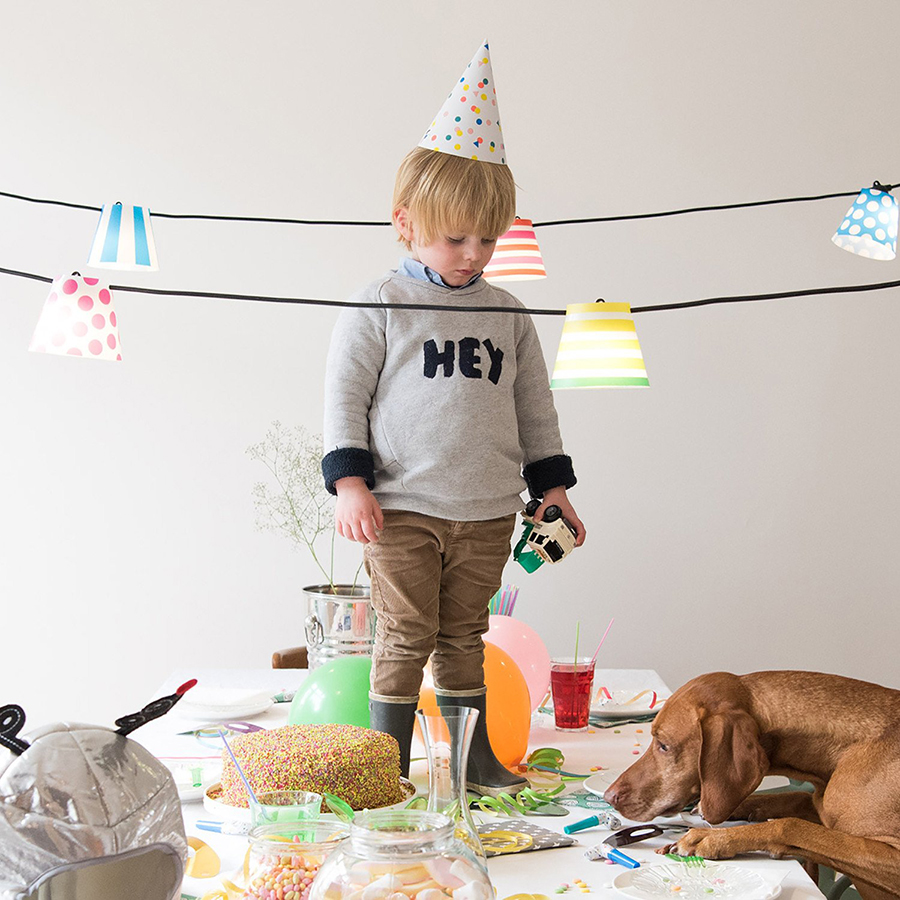 Гирлянда праздничная Рarty Рolonaise, узор Good old days Fatboy 100286 - Вид №3