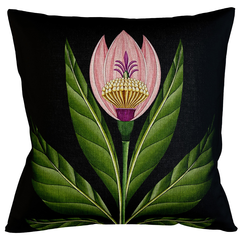 2719220 Подушка «Тропический лес / Нуар», версия 3 Object Desire 