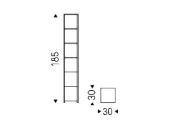 Самонесущая Книжная полка Cattelan italia JOKER ARCH-00069082 - Вид №6