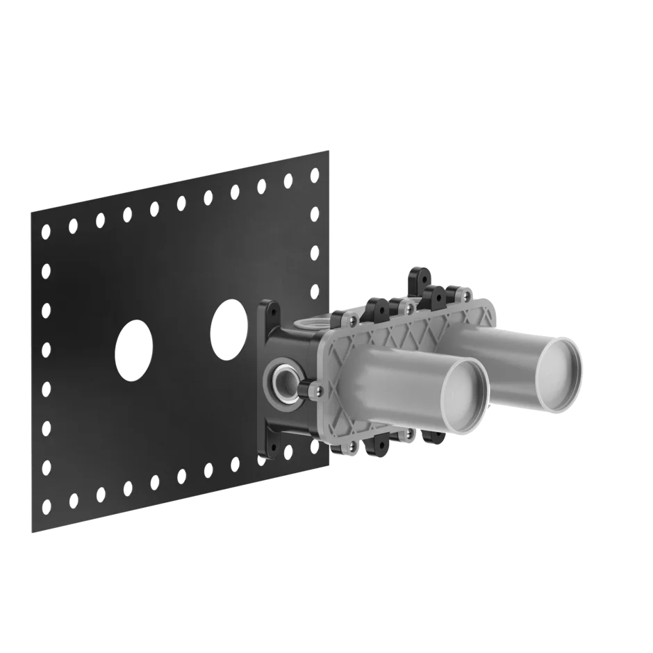 Смеситель для душа 54073 239 Gessi Parti incasso ПОЧИЩЕННАЯ ЩЕТКОЙ СТАЛЬ 54073239