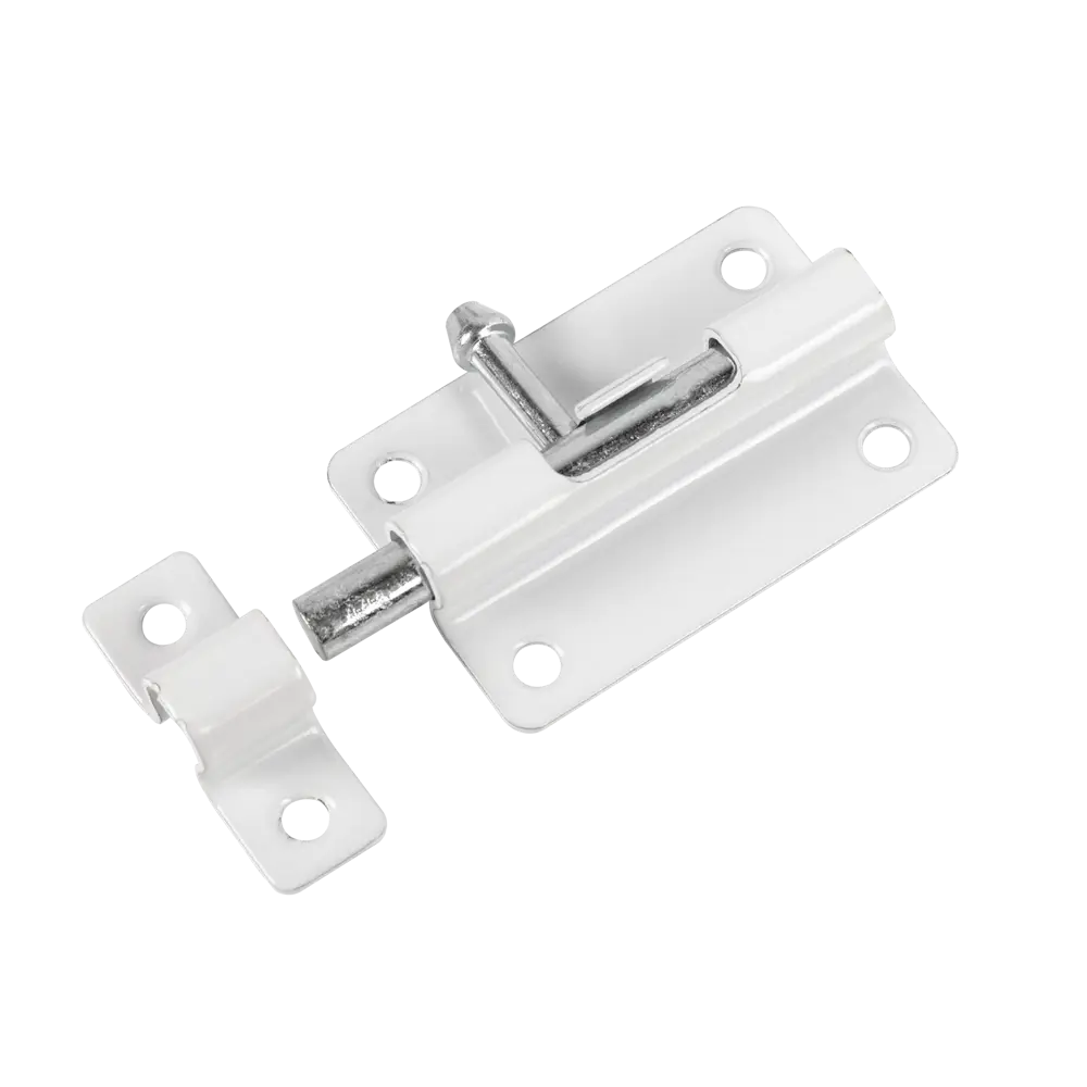 Шпингалет Ajax ЗТ-6 сталь цвет белый STLM-2100338 - Вид №1