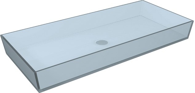 GLLA120 Накладная раковина на столешницу GSG CERAMIC GLASS