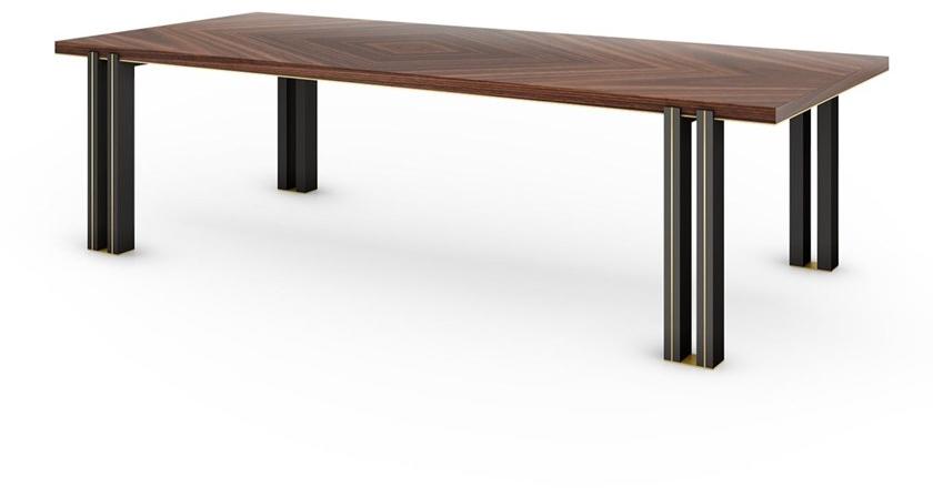 FRATO Прямоугольный деревянный обеденный стол  Ffu130013aaa  - Вид №1