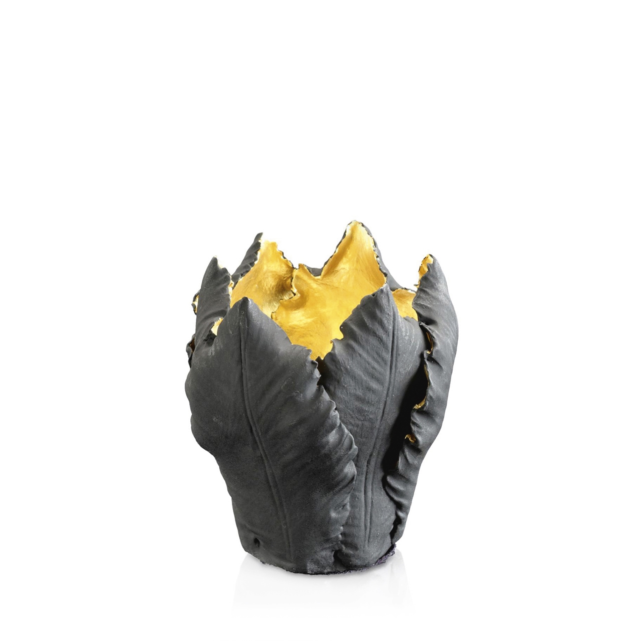 300049-GG ABHIKA ПОДСВЕЧНИК ТЮЛЬПАН GREY/GOLD  - Вид №5