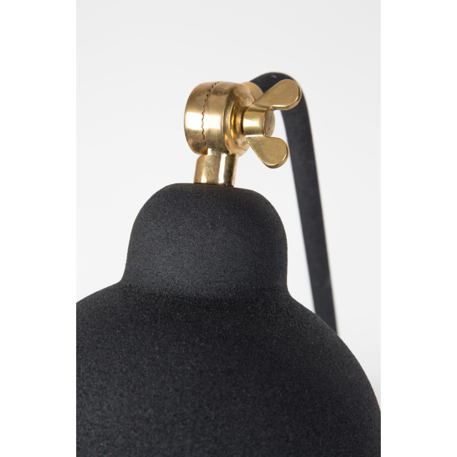 Лампа настольная Jock черная White Label Living 5200048 - Вид №4