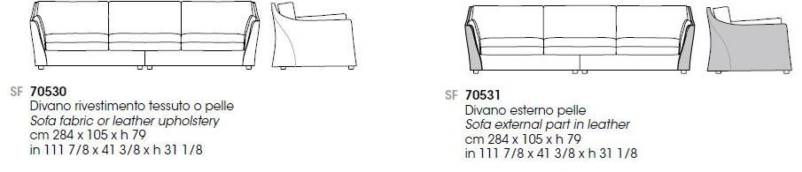 Giorgetti 3-х местный тканевый диван со съемным чехлом Vittoria sun-id-1363267 - Вид №3