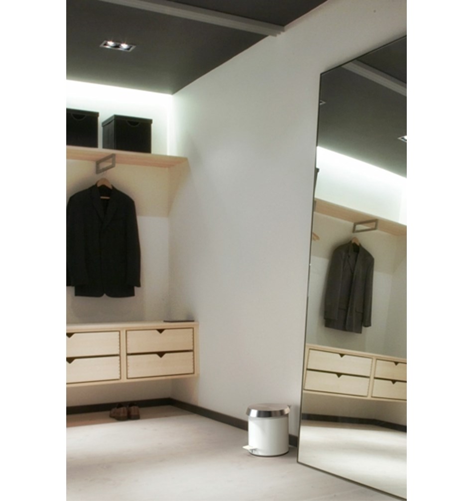 FROST Контейнер для мусора 250 » белый / матовый Нержавеющая сталь Белый / матовый N3001-BW  - Вид №3