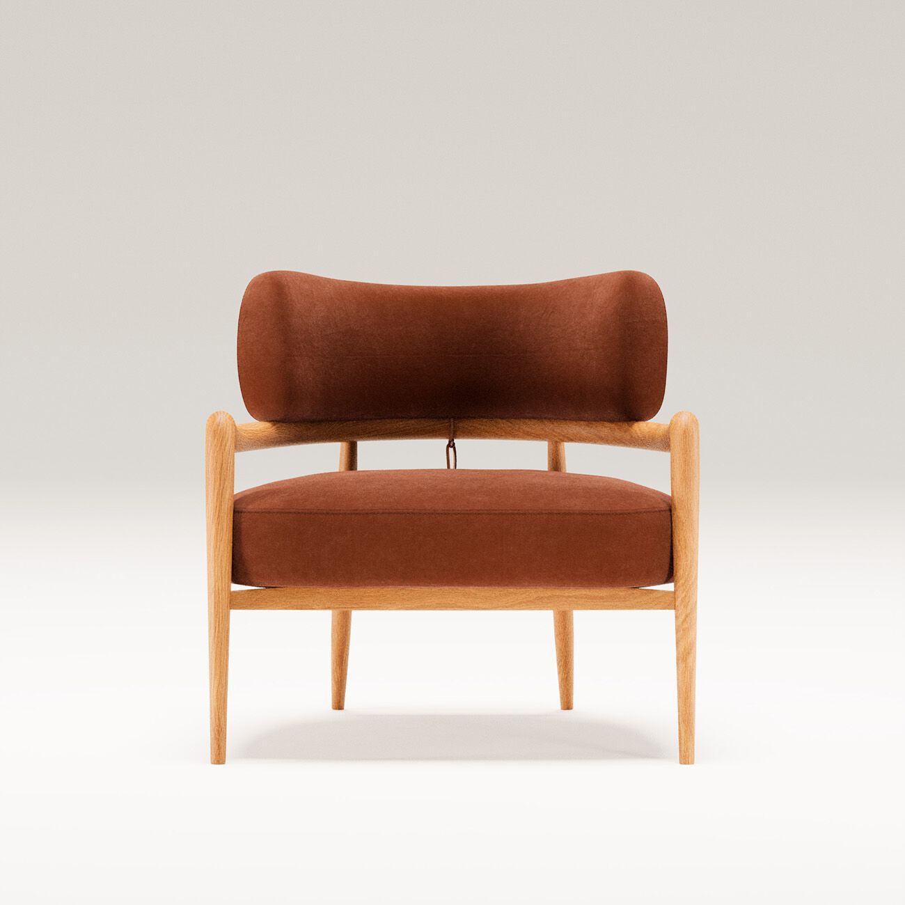 Кожаное кресло с подлокотниками Wewood BOTERO ARCH-00023747 - Вид №4