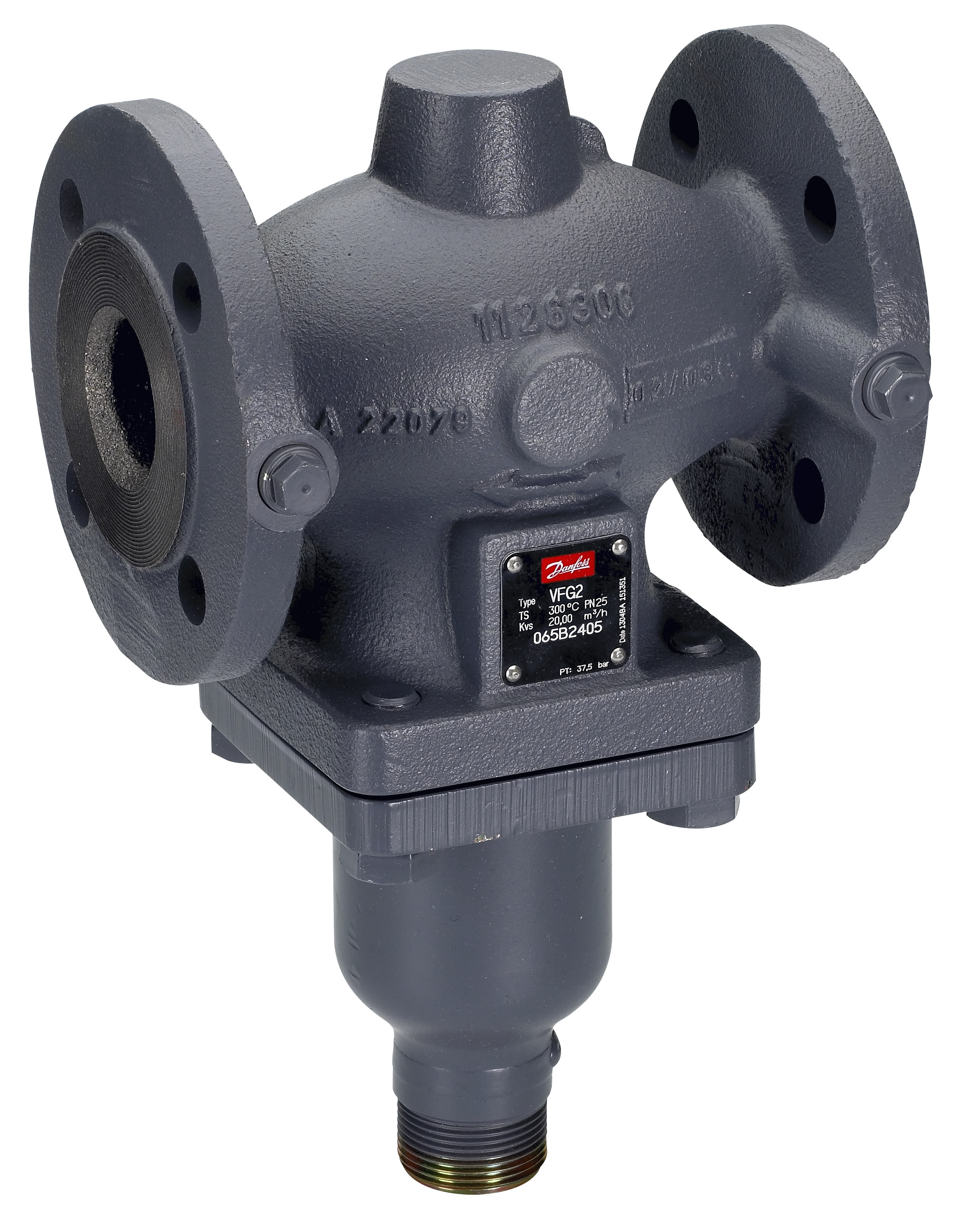 Danfoss Клапан универсальный VFG 2 фланцевый Кл. рег. универс. VFG2 PN40 40/20 фл. 065B2415  - Вид №13