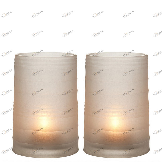 Подсвечник стеклянный белый 2 штуки Menardi S от Eichholtz EICHHOLTZ EICHHOLTZ 060333 Белый 