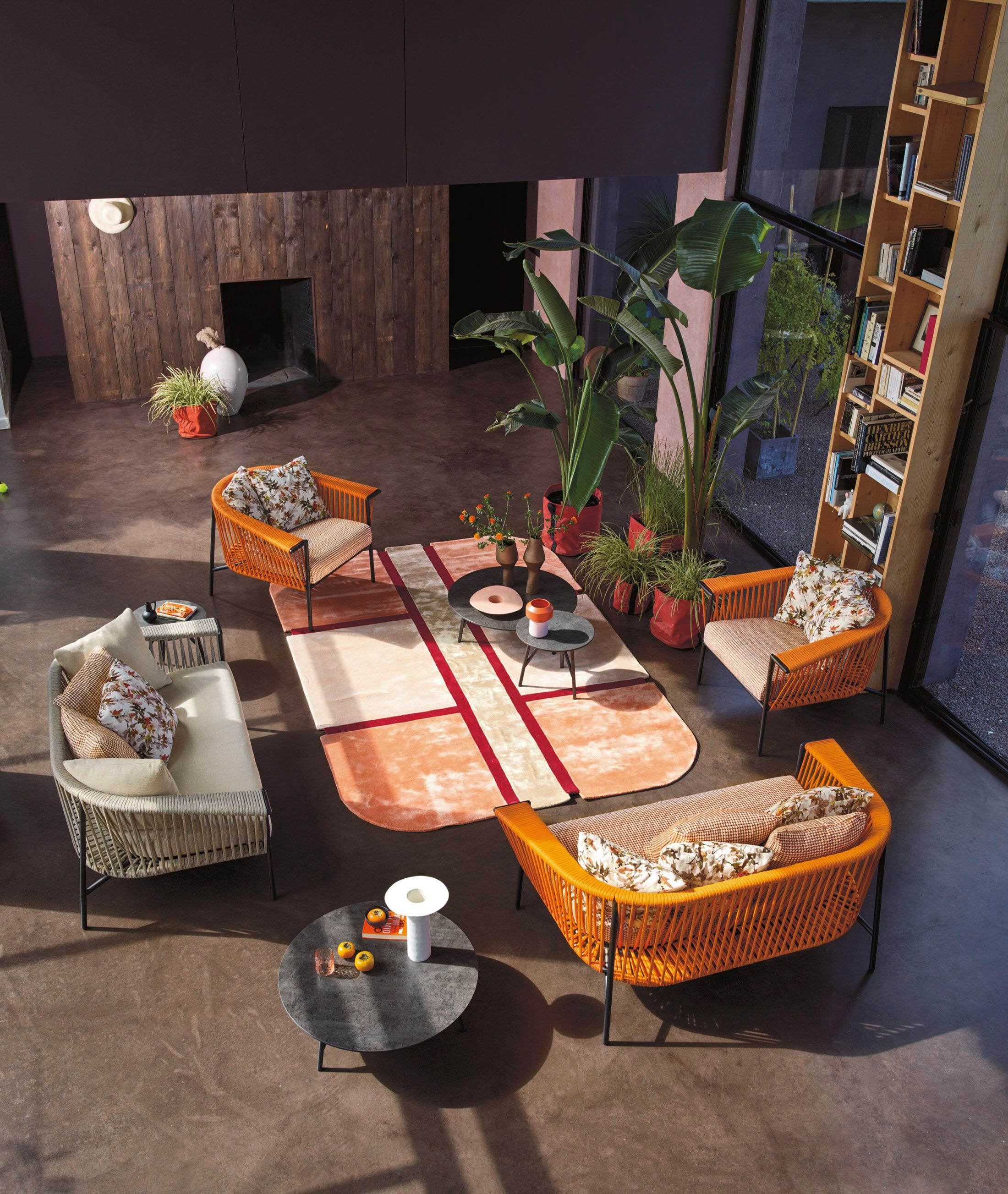 Круглый садовый стол HPL Roberti венок ARCH-00135532 - Вид №3