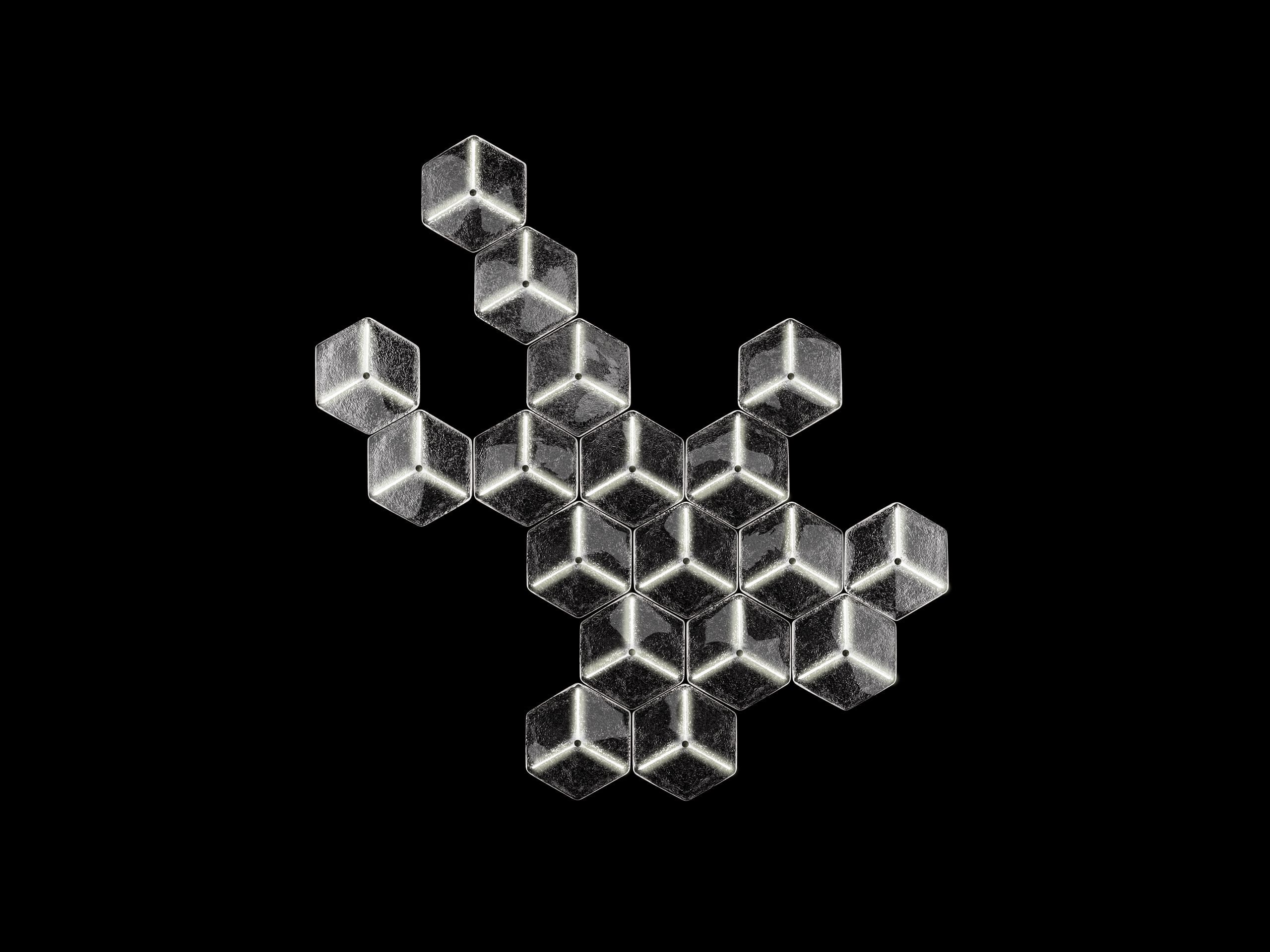 Венецианский Кристалл ручной работы настенный светильник Barovier&Toso Webb ARCH-00127892 - Вид №2