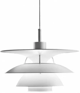 Louis Poulsen Подвесной светильник прямого и отраженного света из алюминия Ph