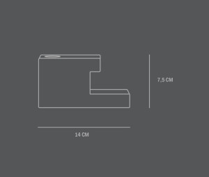 Подсвечник из известняка