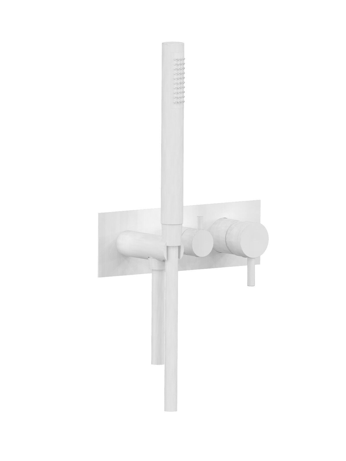 Настенный смеситель для ванны с 3 отверстиями и ручным душем Rubinetterie Frattini отдельная эстетика ARCH-00136591 - Вид №22