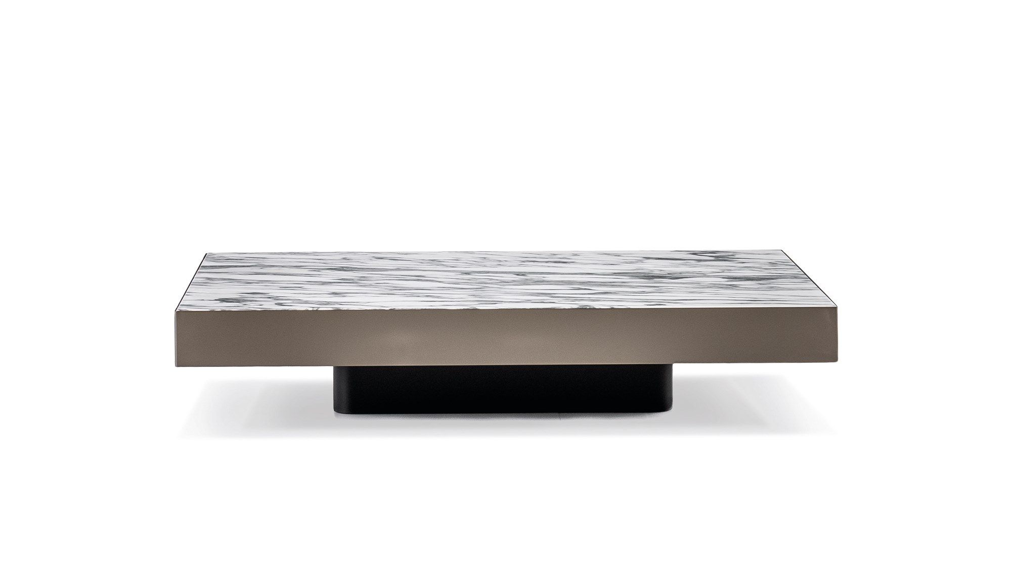 Низкий столик из мрамора и стали Minotti SOLID STEEL ARCH-00097595 - Вид №1