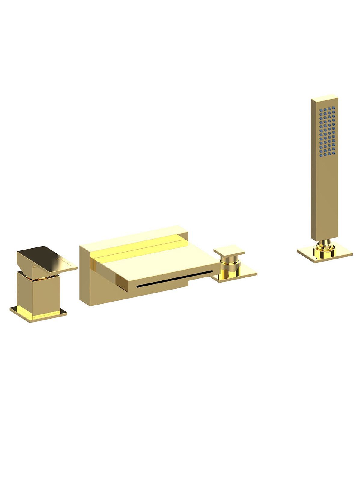 Смеситель для ванны с 4 отверстиями Rubinetterie Frattini Vita Due ARCH-00012885 - Вид №4