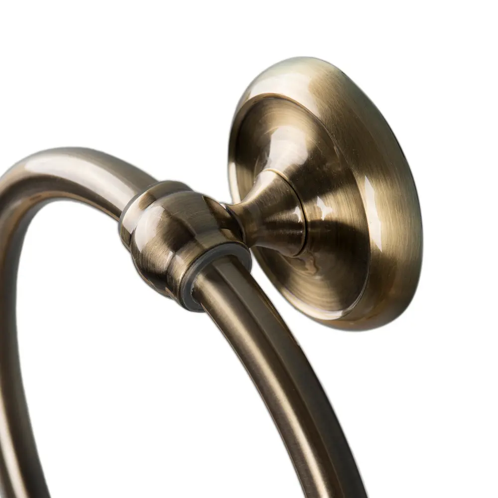 Держатель для полотенца кольцо Antico цвет латунь VERRAN STLM-2189361 - Вид №2