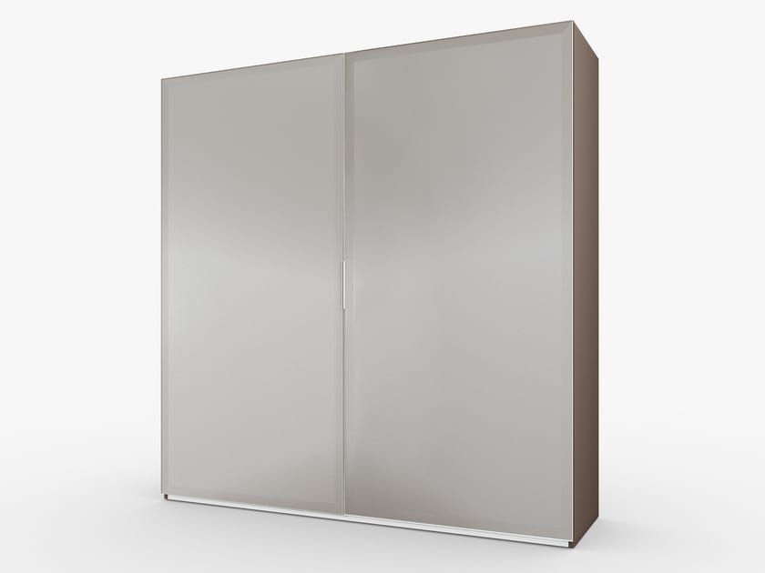 Лакированный стеклянный шкаф с раздвижными дверями Deodara PANE ARCH-00128023