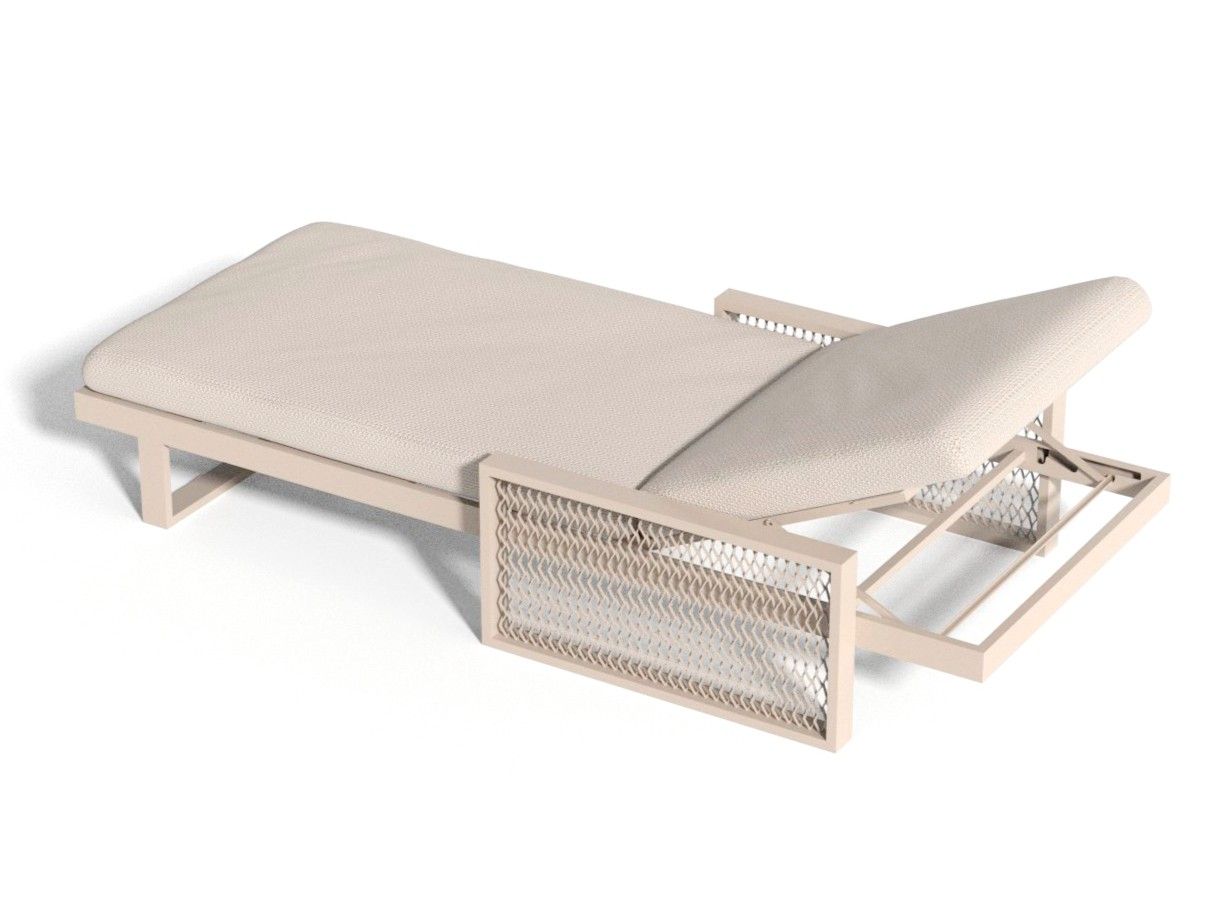 Алюминиевая откидная Садовая кровать с подлокотниками Vondom The factory ARCH-00081581