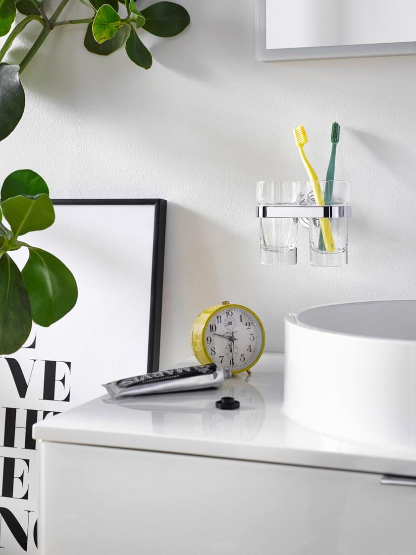 Emco Bad Двойной настенный держатель для зубных щеток Polo 0725 001 00 - Вид №4