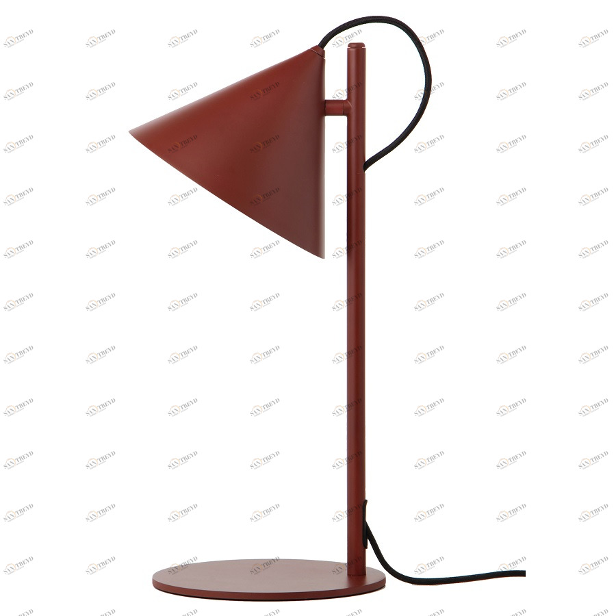 Лампа настольная темно-красная матовая Benjamin 24935005011 FRANDSEN ИНТЕРЬЕРНЫЕ 00-3948095 Красный 