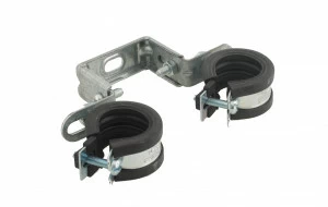 3393218 Крепление для труб  BIS Duplo KSB1 Двойные хомуты с epdm для труб отопления