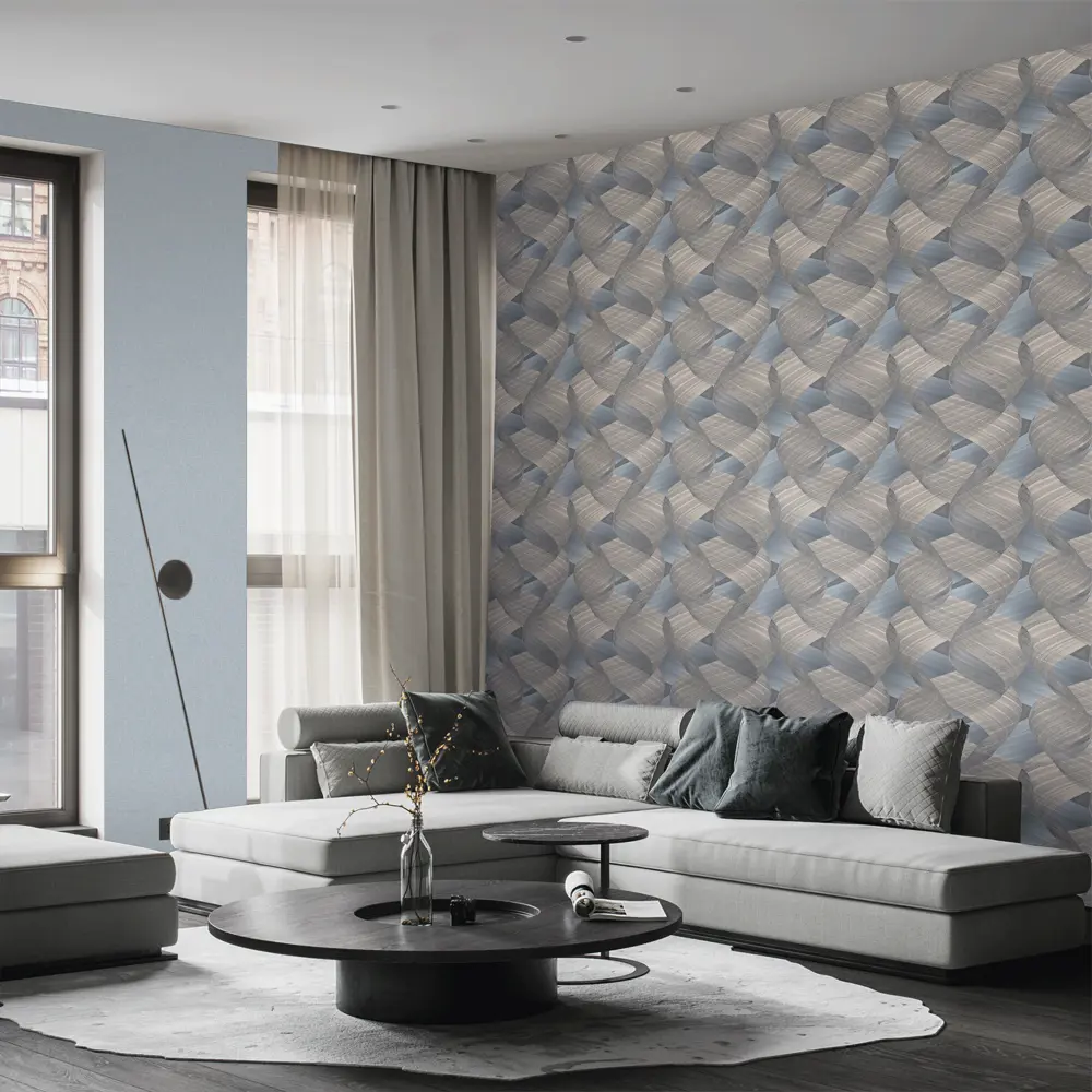 Обои флизелиновые Erismann Fusion синие 1.06 м 60080-06 STLM-2083307 - Вид №4