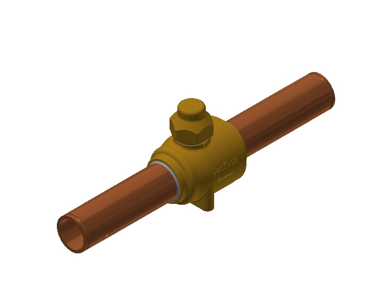 Danfoss GBCH — Запорные шаровые краны для CO2 90 бар GBC 10s H Кран запорный шаровой 009L7582  - Вид №10
