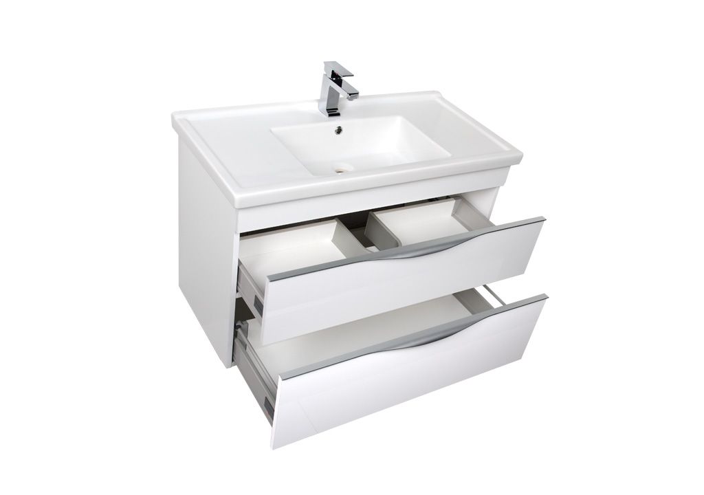 Тумба с раковиной Aquanet Эвора 100 белый 0018519500182325 - Вид №5