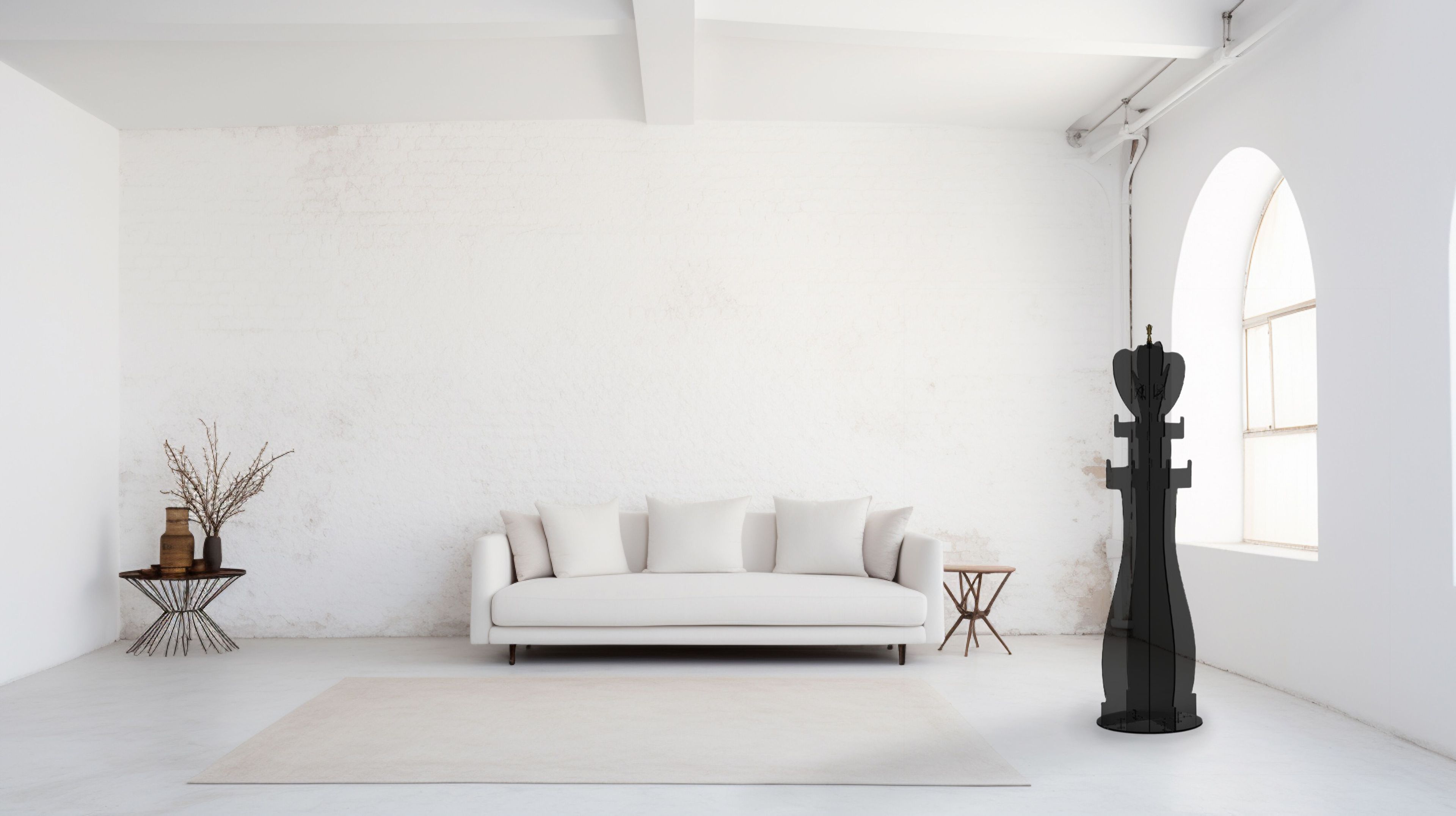 Напольная вешалка из оргстекла SoldiDesign ROYAL TWIN ARCH-00088087 - Вид №4