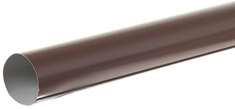81931341 Труба водосточная 3000x90 мм цвет коричневый STLM-1019270