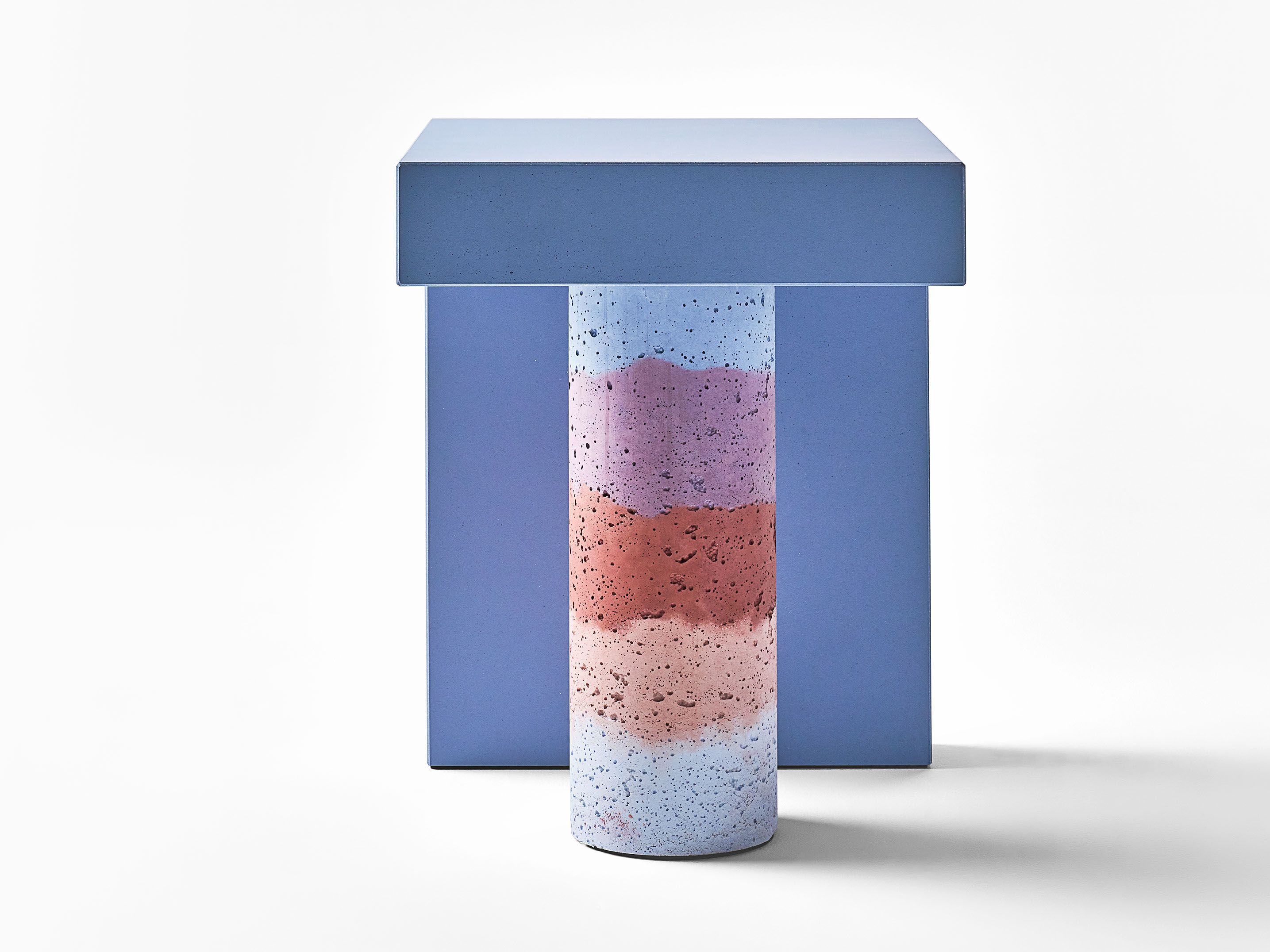 Высокий прямоугольный журнальный столик из Cimento® ARCH-00096928 - Вид №1