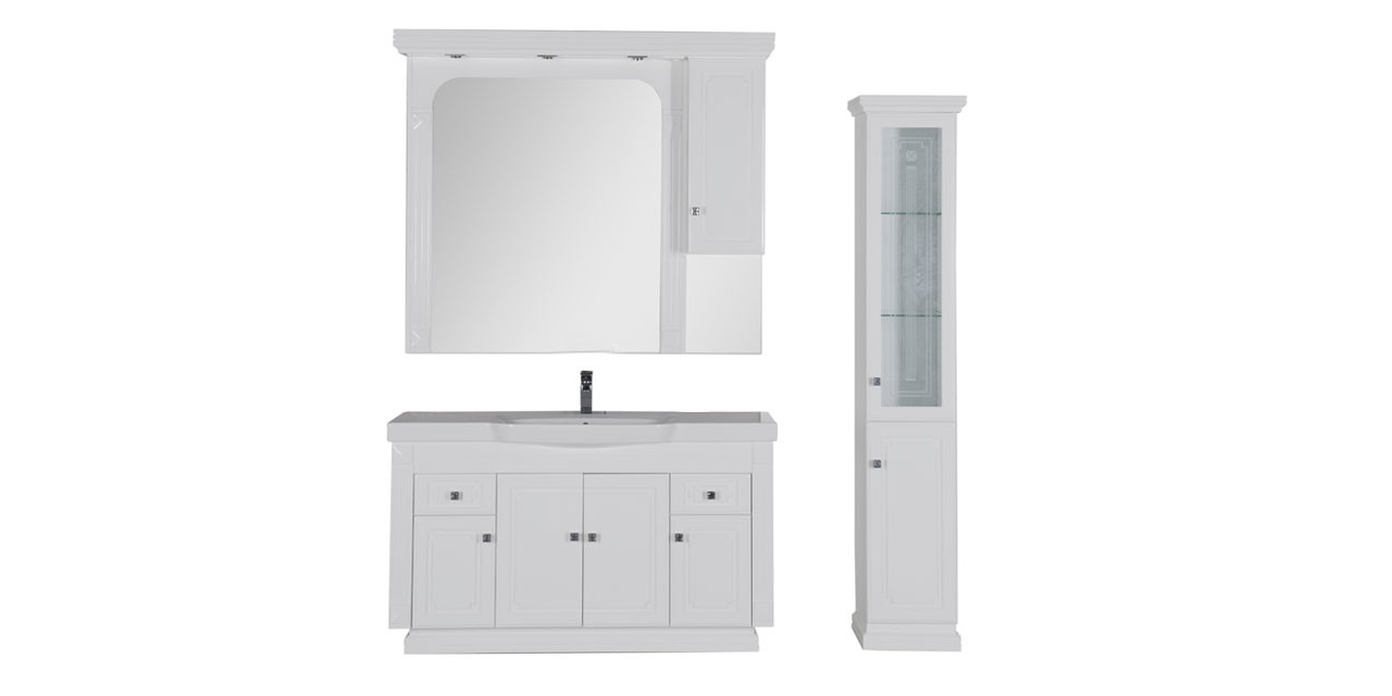 Комплект мебели Aquanet Фредерика 140 белый 00171456 - Вид №1