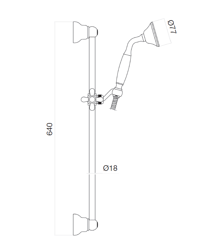 AC0385015 Душевая система , хром Webert Comfort - Вид №1