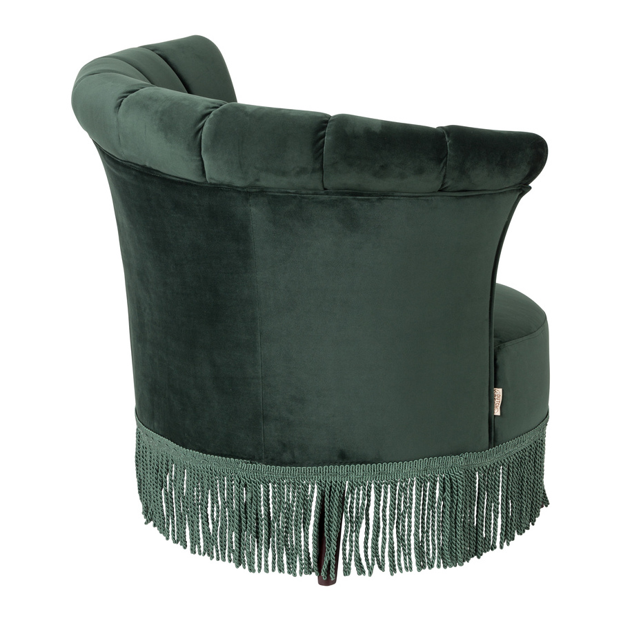 Кресло Flair темно-зеленое Dutchbone 3100051 - Вид №5