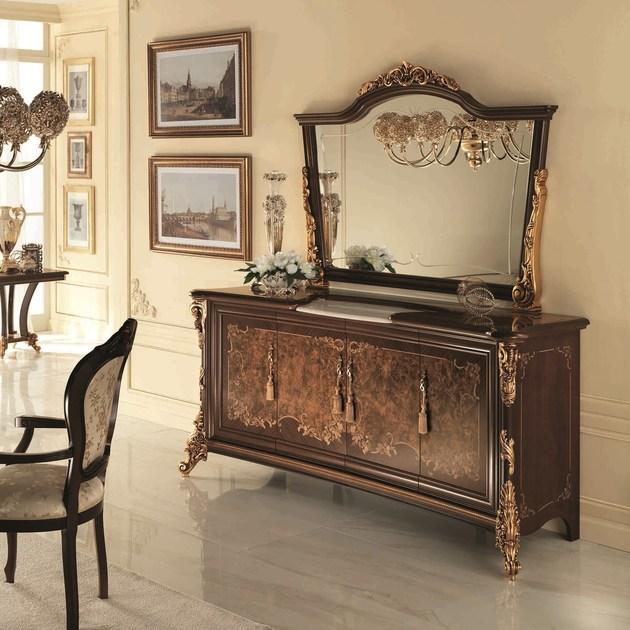 Arredoclassic Модульная витрина в классическом стиле со встроенной подсветкой Sinfonia sun-id-1454619 - Вид №2