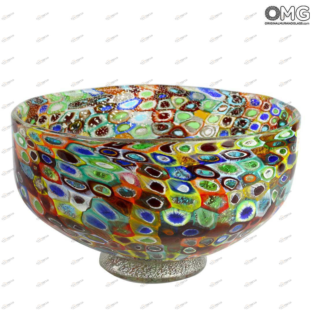 4609 ORIGINALMURANOGLASS Декоративная чаша Цветовое воздействие - муранское стекло OMG 27 см 